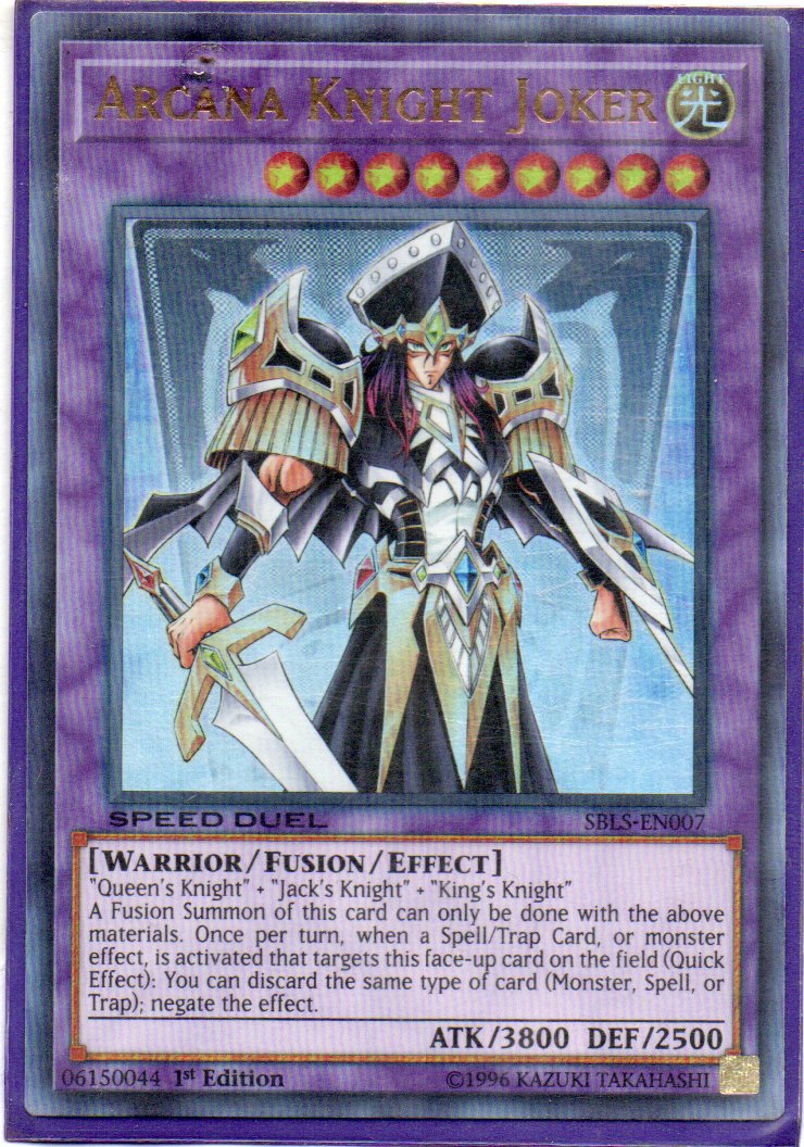 Arcana Knight Joker SBLS-EN007 Ultra Rare