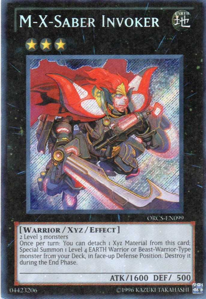 M-X-Saber Invoker ORCS-EN099 Secret Rare