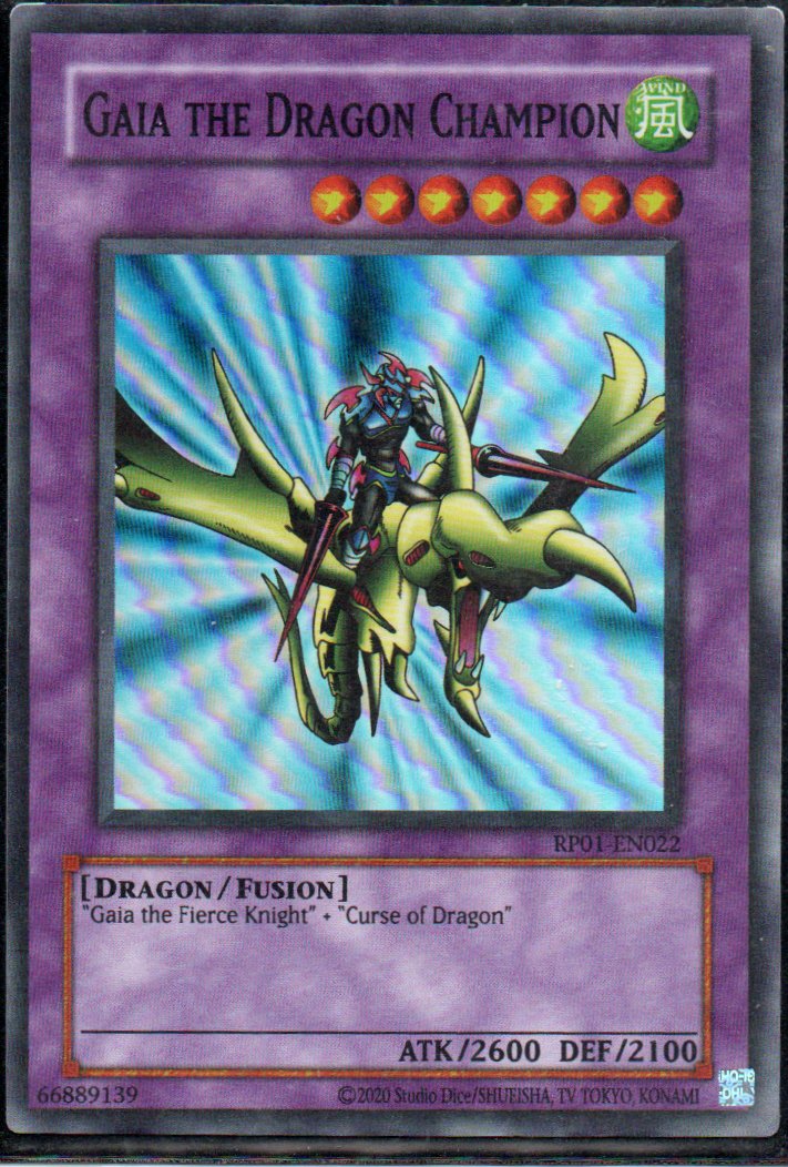 Gaia the Gragon Champion RP01-EN022 Super Rare