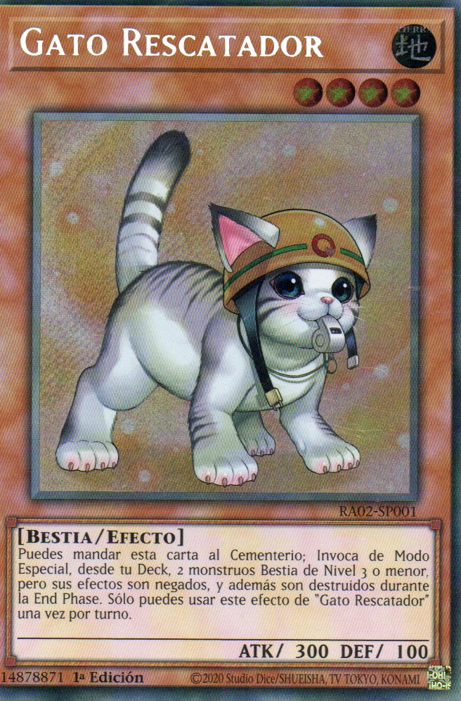 Gato Rescatador RA02-SP001 Secret Rare