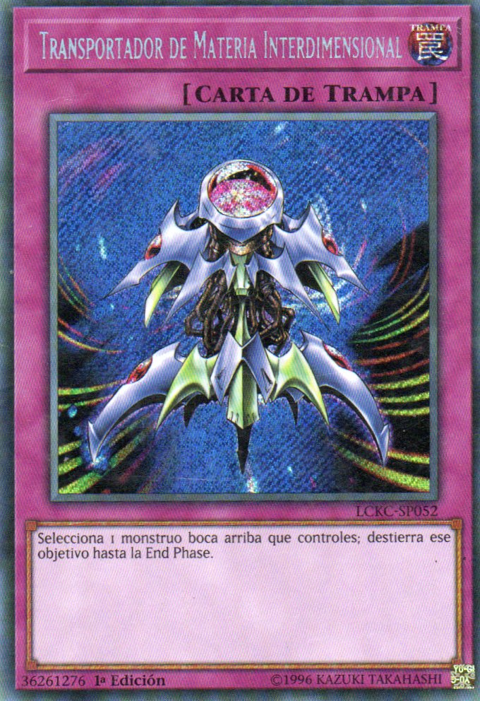 Transportador de Materia Interdimensional LCKC-SP052 Secret Rare
