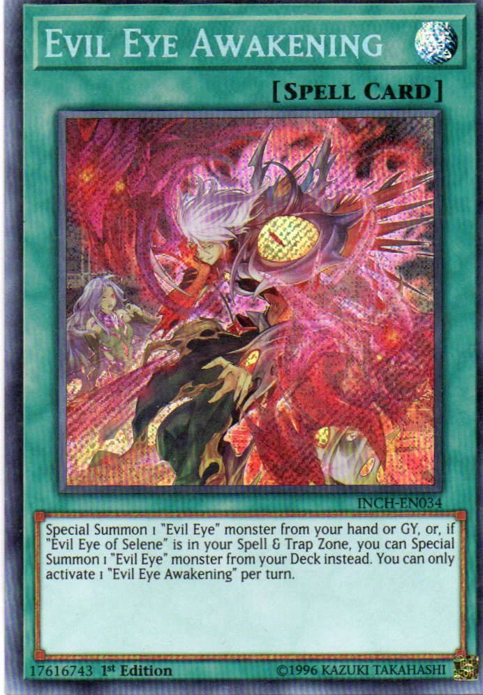 Evil Eye Awakening INCH-EN034 Secret Rare