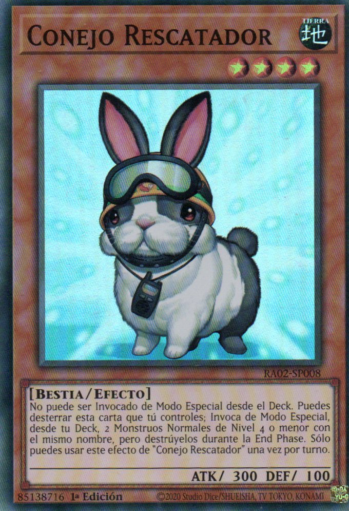 Conejo Rescatador RA02-SP008 Super Rare