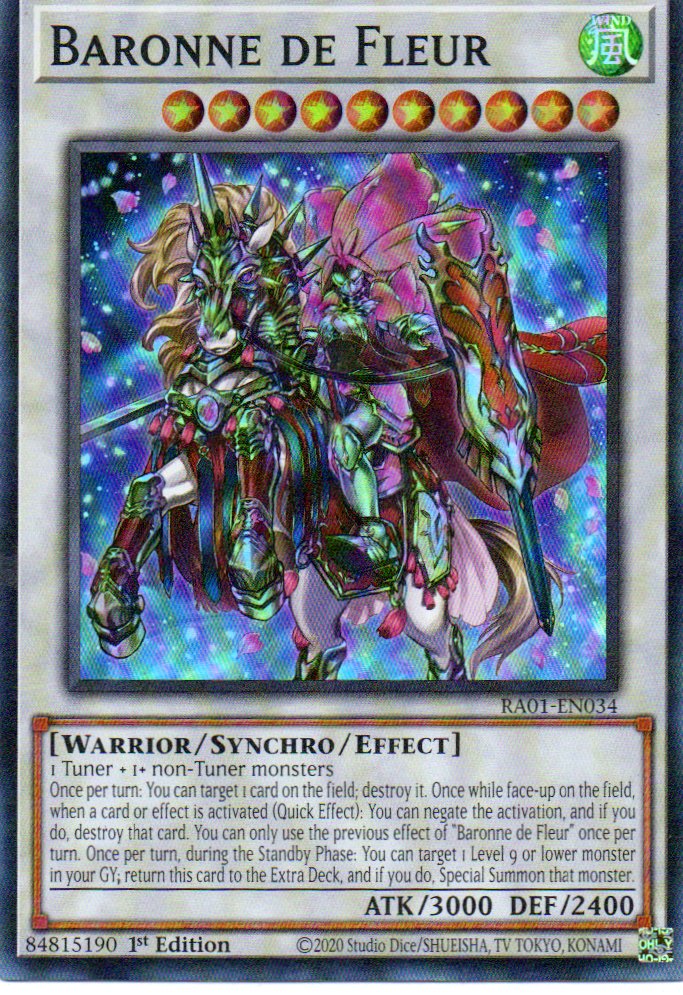 Barnne de Fleur RA01-EN034 Super Rare