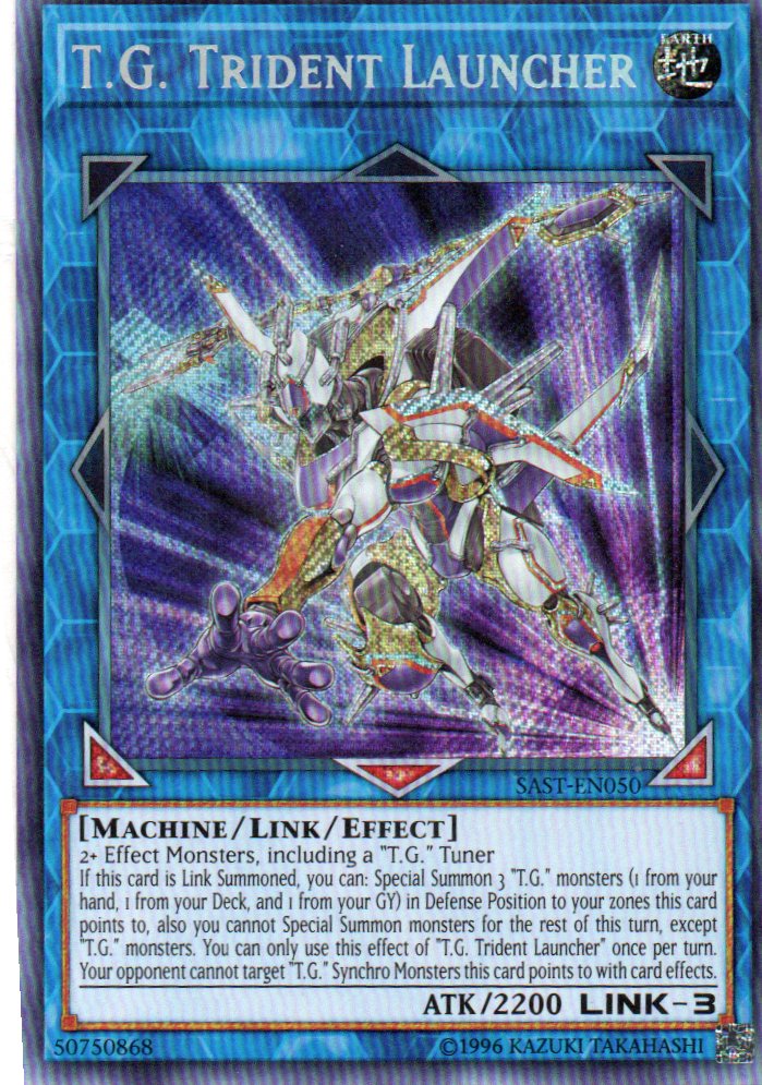T.G. Trident Launcher SAST-EN050 Secret Rare