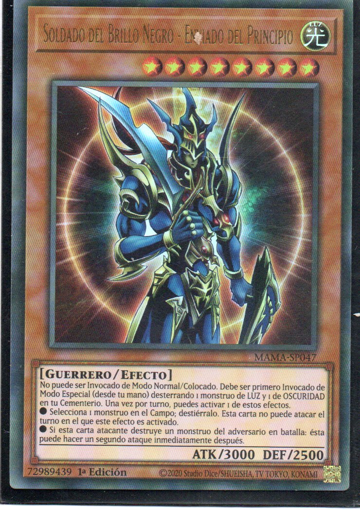 Soldado del Brillo Negro - Enviado del Principio MAMA-SP047 Ultra Rare