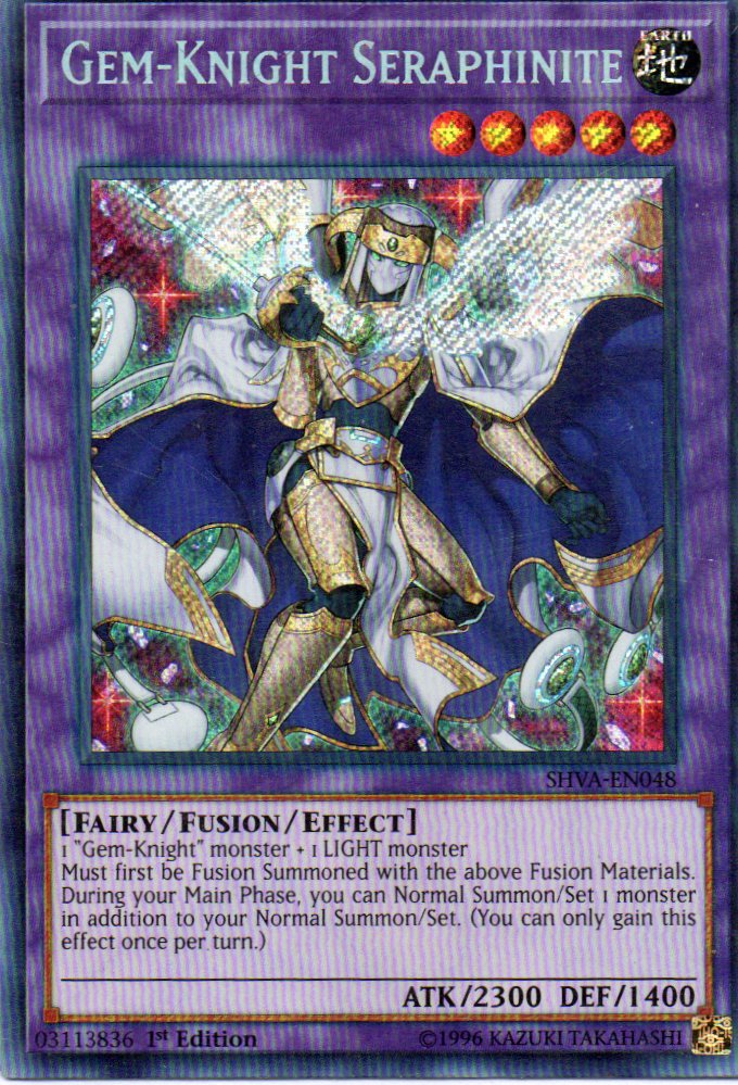 Gem-Knight Seraphinite SHVA-EN048 Secret Rare
