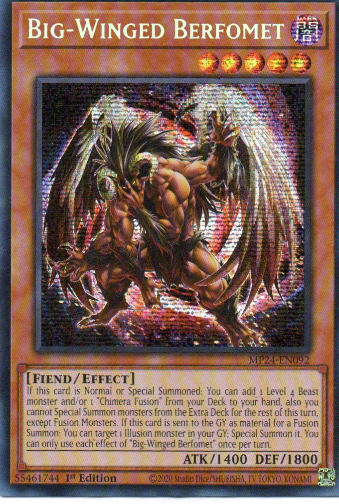 Big-Winged Berfomet MP24-EN092 Secret Rare