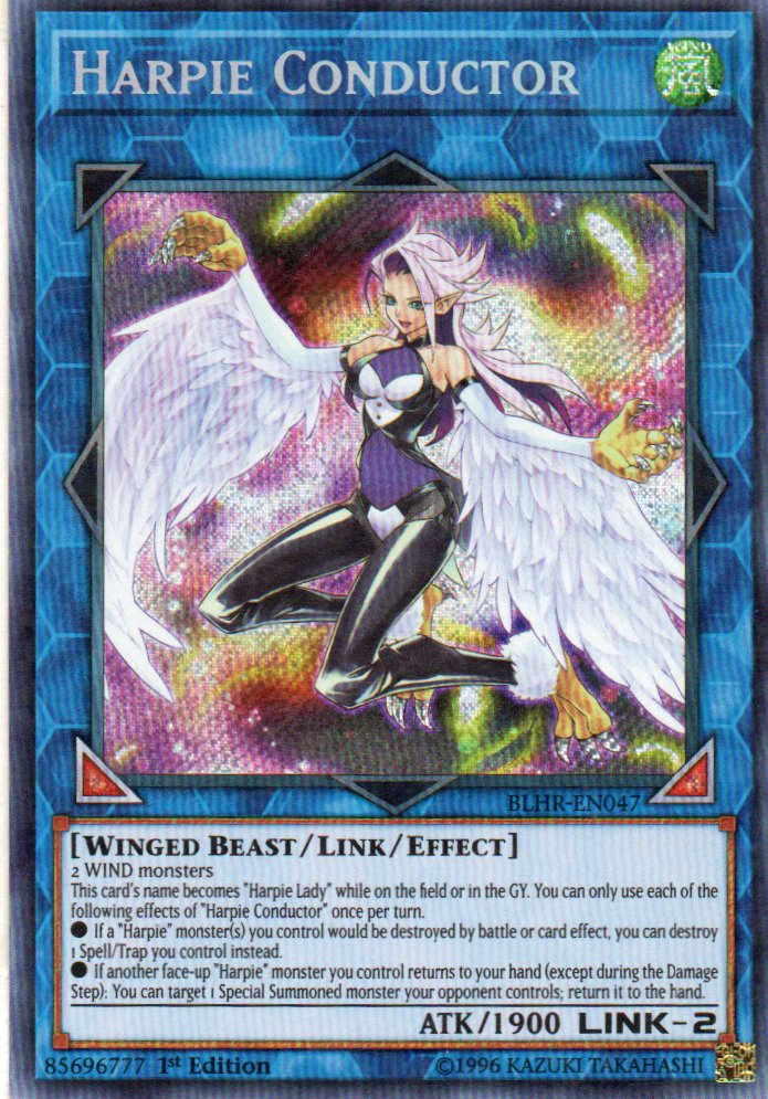Harpie Conductor BLHR-EN047 Secret Rare