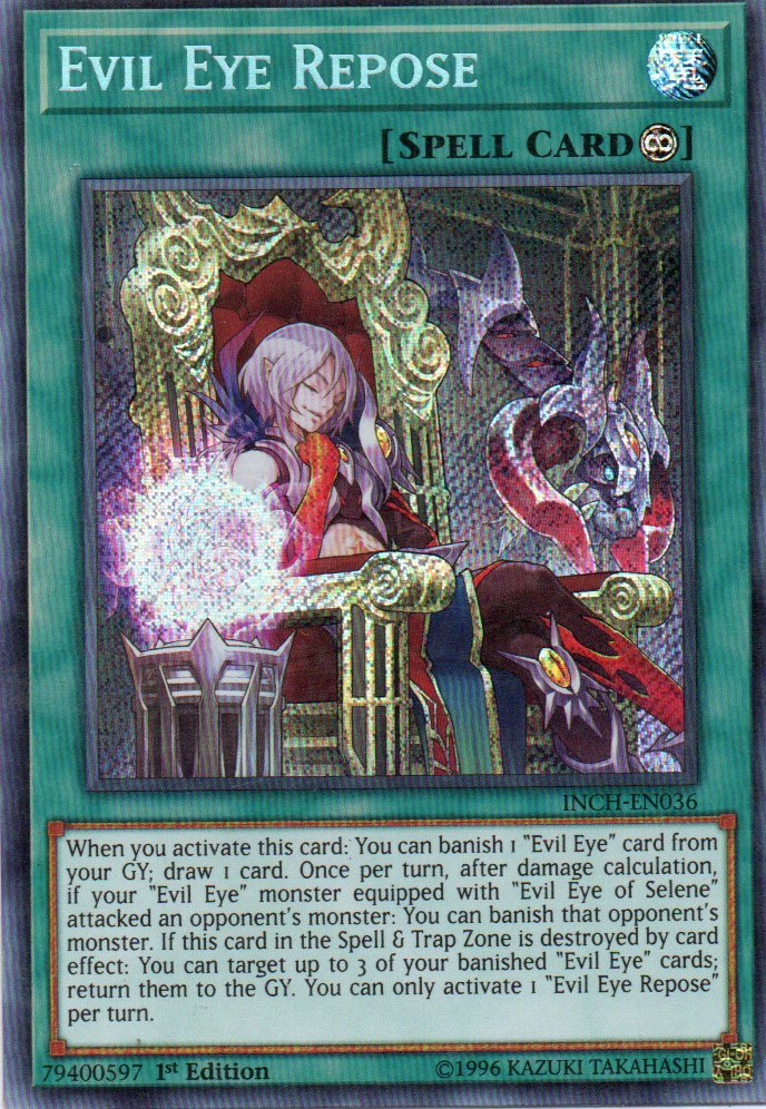 Evil Eye Repose INCH-EN036 Secret Rare