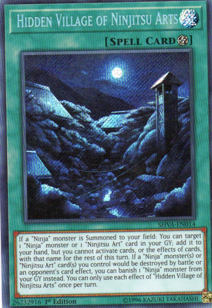 Hidden Village of Ninjitsu SHVA-EN014 Secret Rare