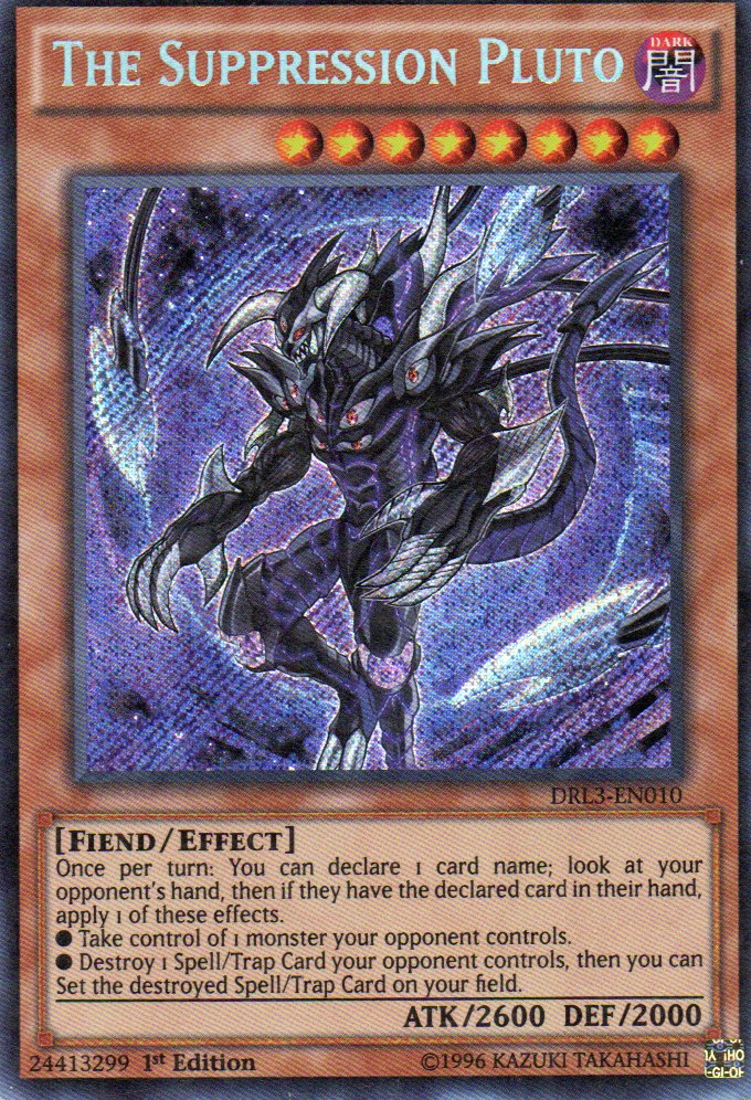 The Suppression Pluto DRL3-EN010 Secret Rare
