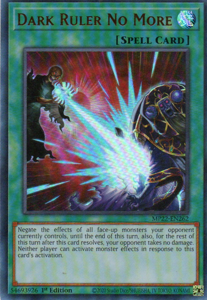 Dark Ruler No More MP22-EN262 Ultra Rare