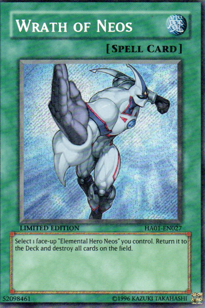 Wrath of Neos HA01-EN027 Secret Rare