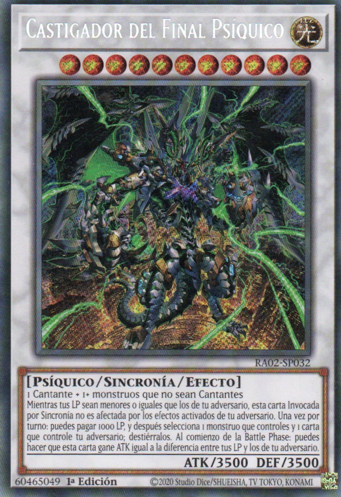 Castigador del Final Psiquico RA02-SP032 Secret Rare