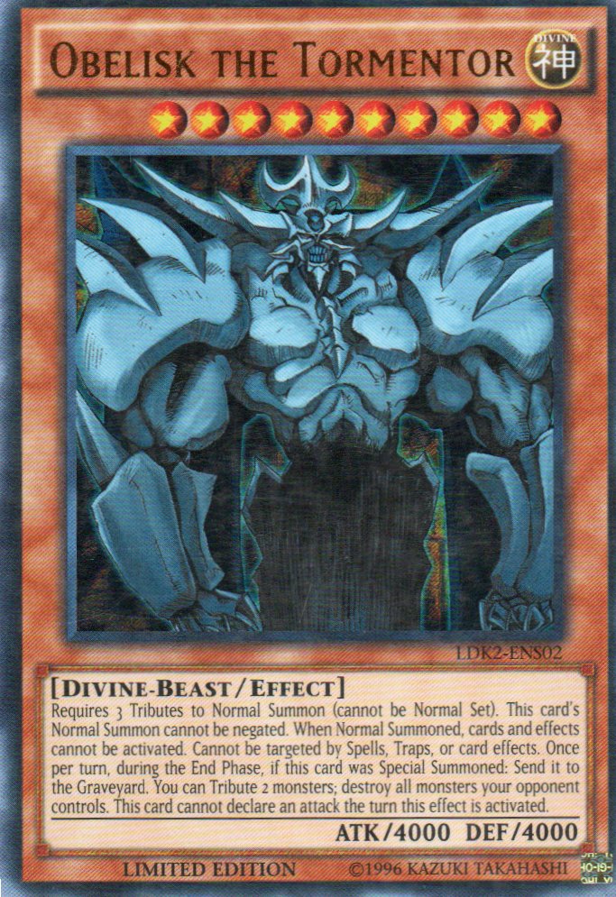 Obelisk the Tormentor LDK2-ENS02 Ultra Rare