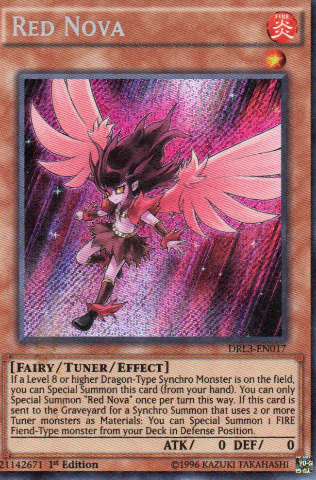 Red Nova DRL3-EN017 Secret Rare