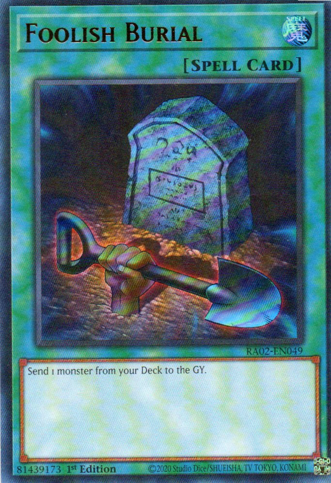 Foolish Burial RA02-EN049 Ultra Rare