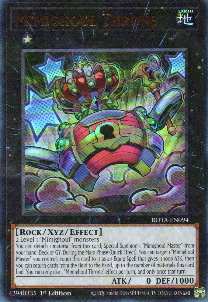 Mimighoul Throne ROTA-EN094 Ultra Rare