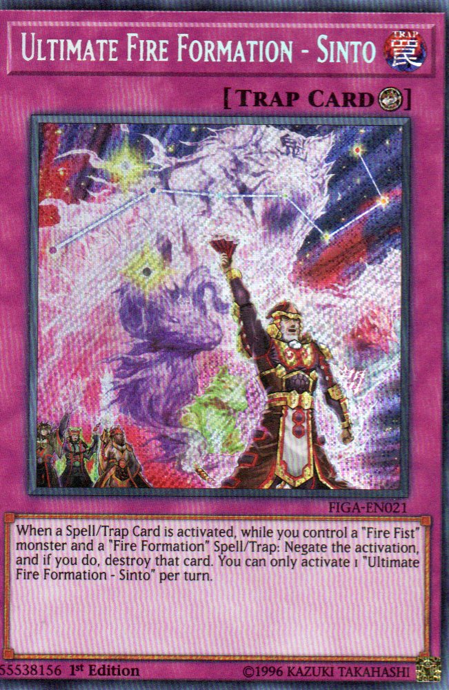 Ultimate Fire Formation - Sinto FIGA-EN021 Secret Rare