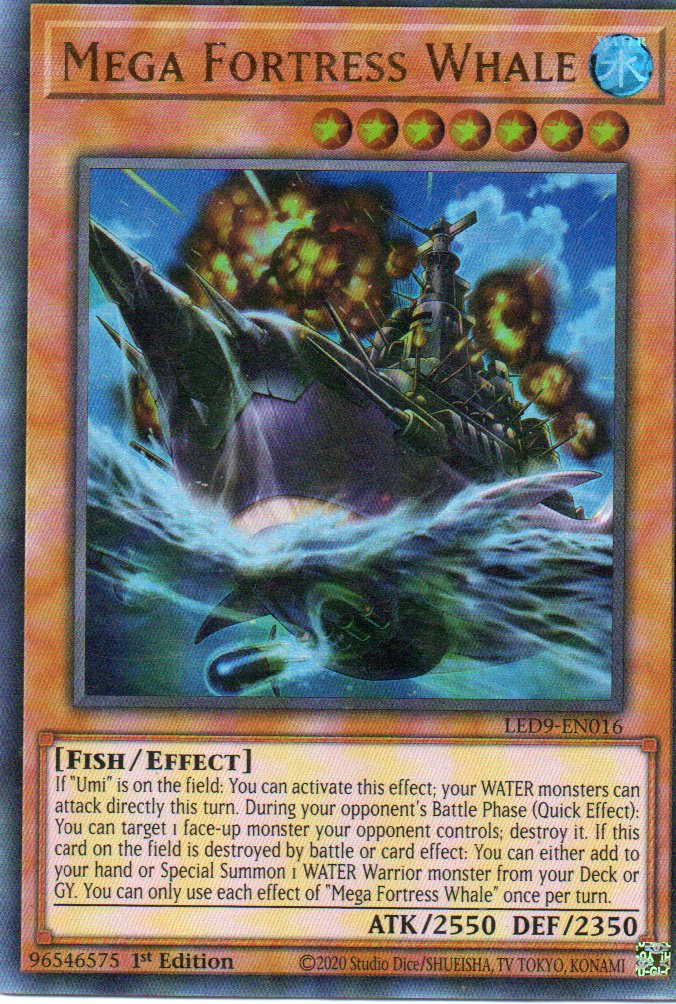 Mega Fortress Whale LED9-EN016 Ultra Rare