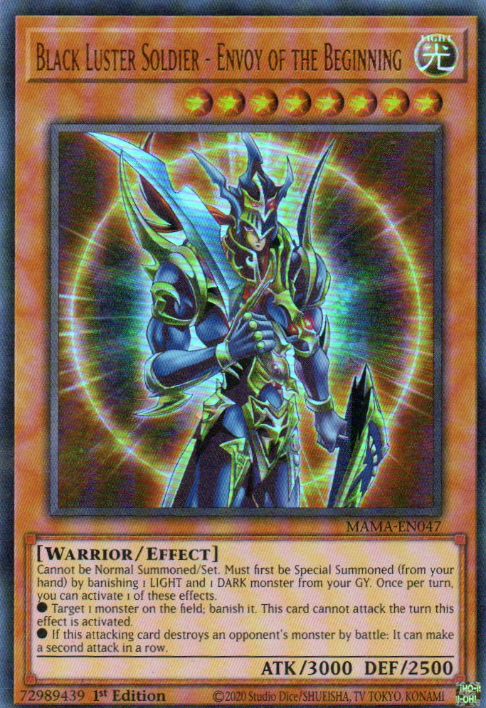 Black Luster Soldier - Envoy of the Beginning MAMA-EN047 Ultra Rare