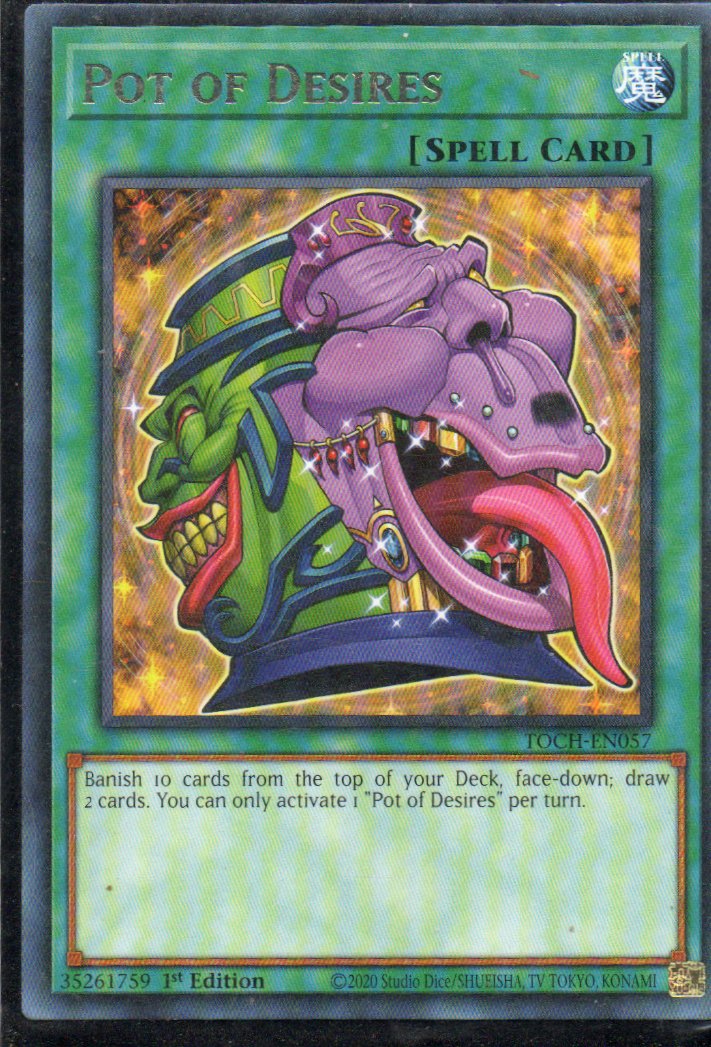 Pot of Desires TOCH-EN057 Rare