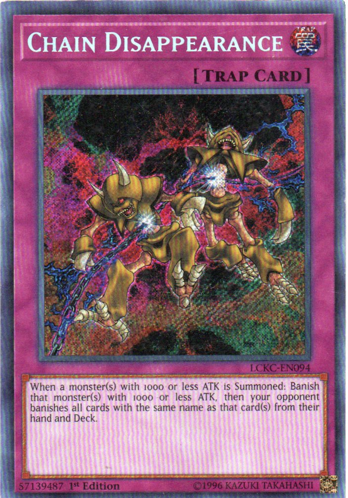 Chain Disappearance LCKC-EN094 Secret Rare