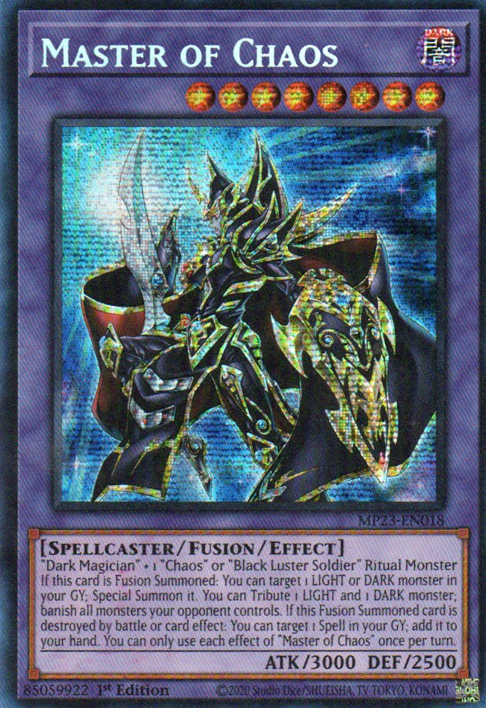 Master of Chaos MP23-EN018 Secret Rare