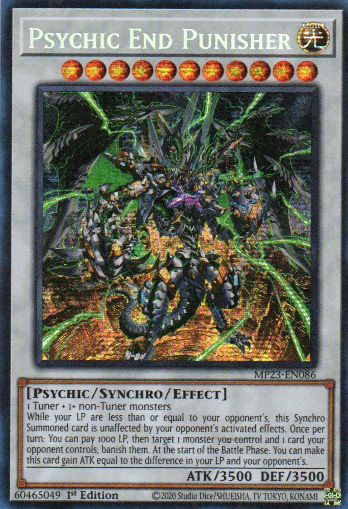 Psychic End Punisher MP23-EN086 Secret Rare