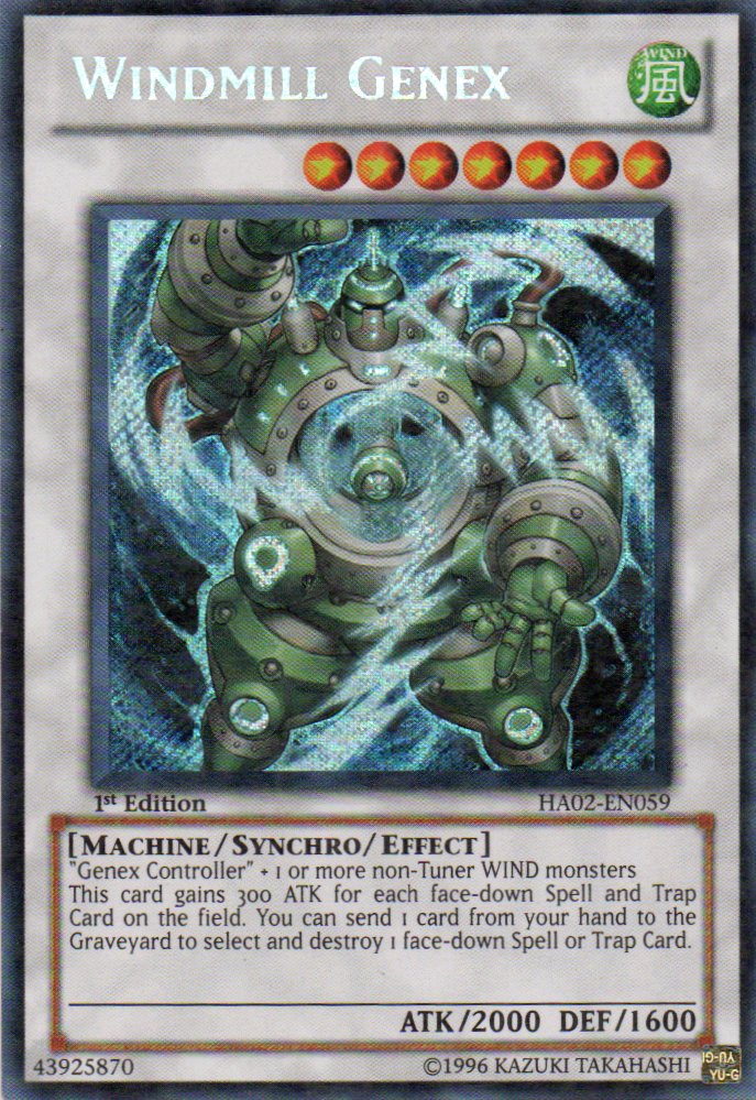 Windmill Genex HA02-EN059 Secret Rare