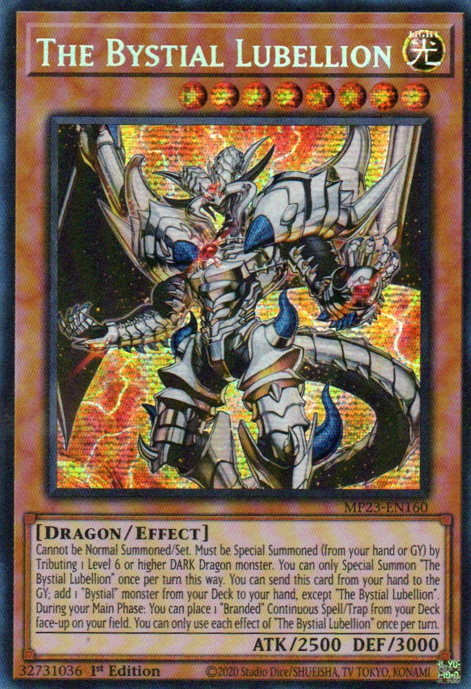 The Bystial Lubellion MP23-EN160 Secret Rare