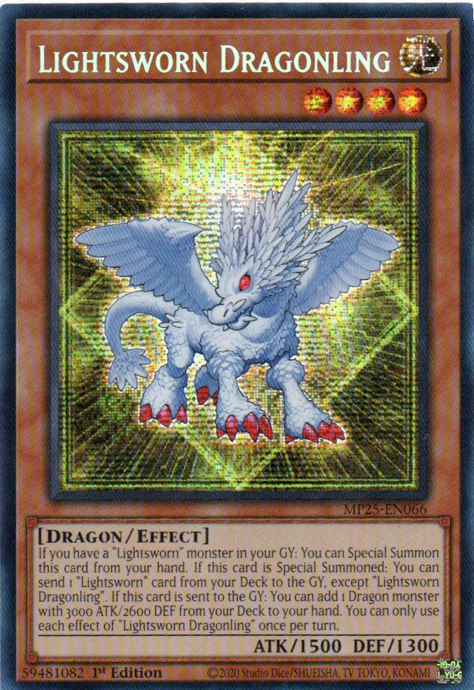 Lightsworn Dragonling MP25-EN066 Secret Rare