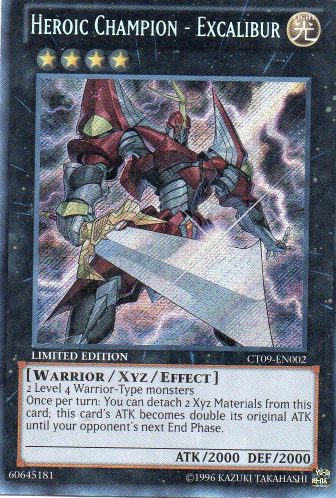 Heroic Champion - Excalibur CT9-EN002 Secret Rare