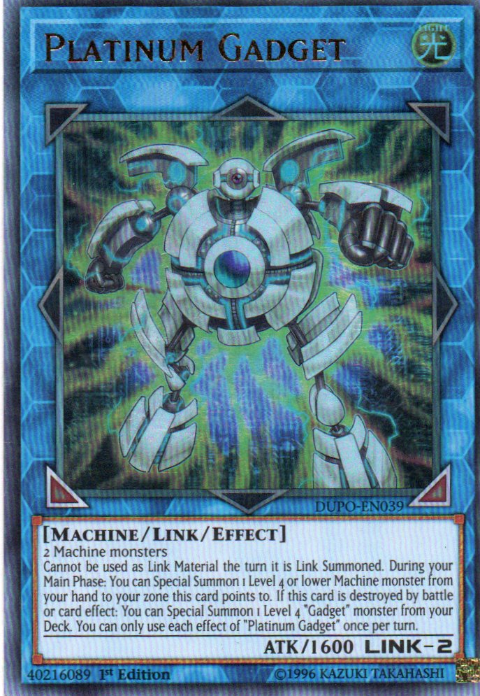 Platinum Gadget DUPO-EN039 Ultra Rare
