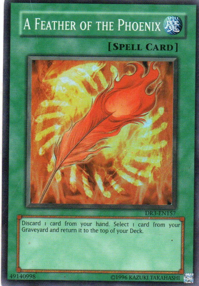 A Feather of the Phoenix DR3-EN157 Super Rare