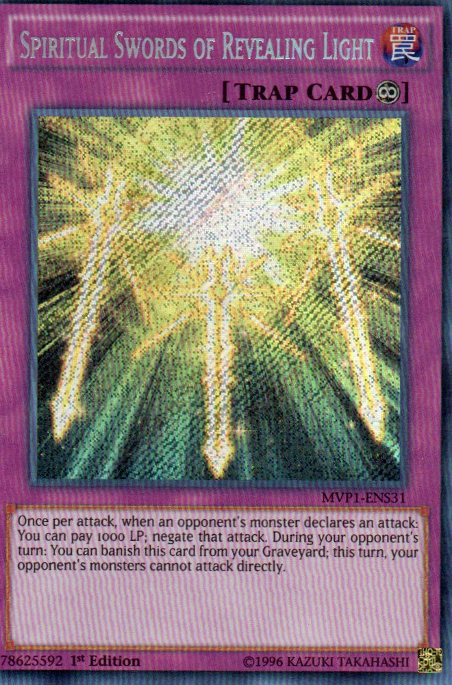 Spiritual Swords of Revealing Light MVP1-ENS31 Secret Rare