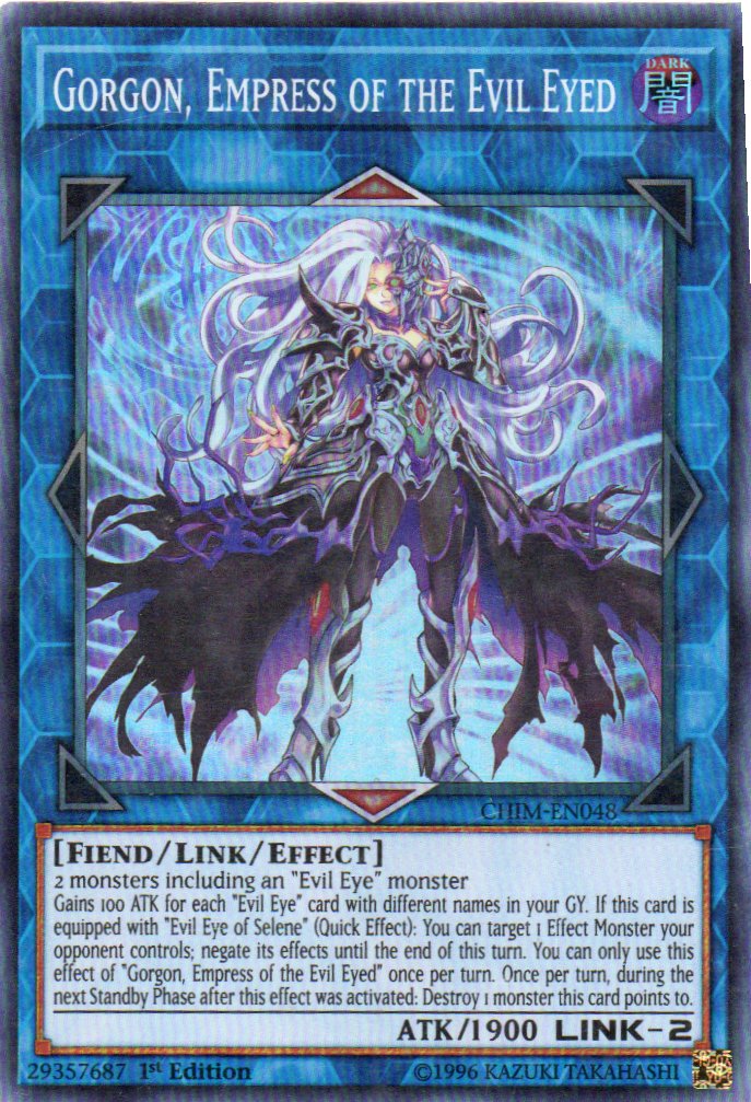 Gorgon, Empress of the Evil Eyed CHIM-EN046 Super Rare