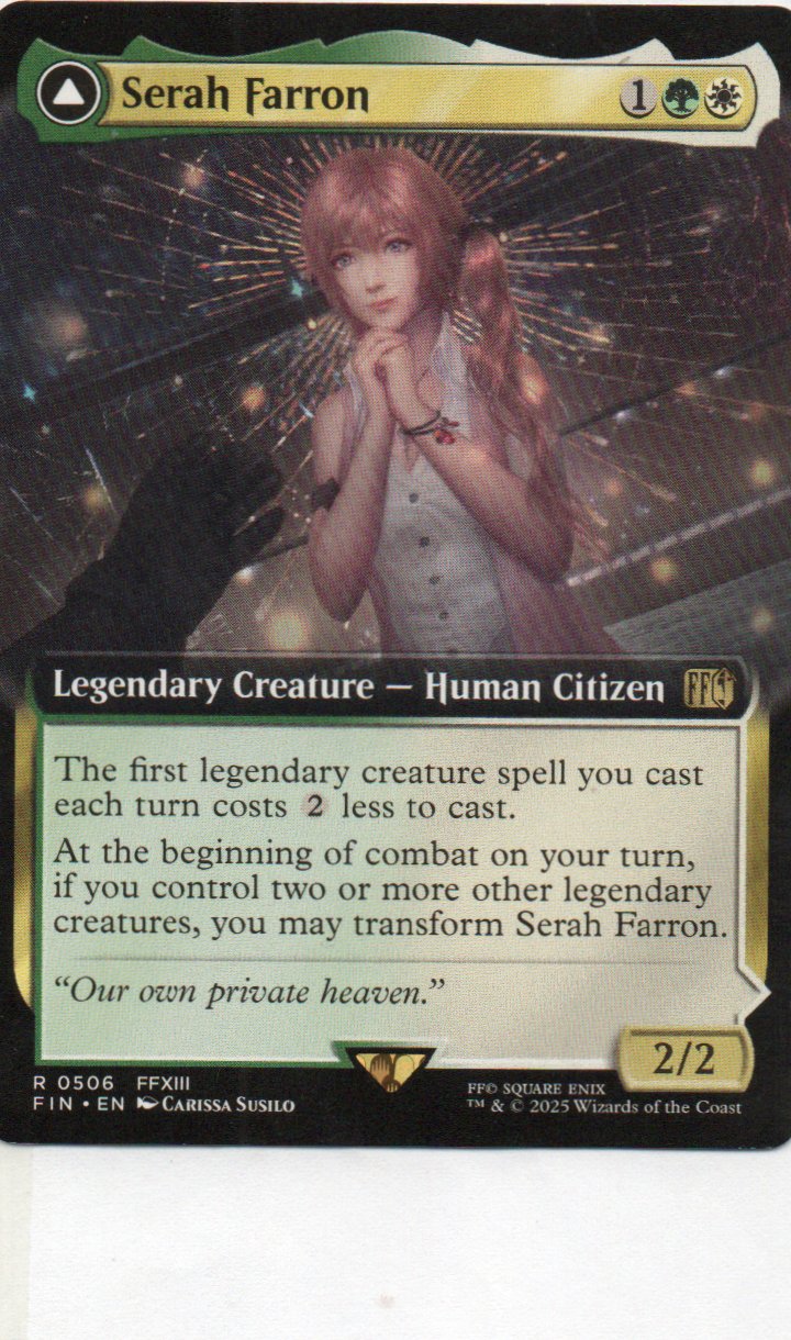 Serah Farron Ingles Rare