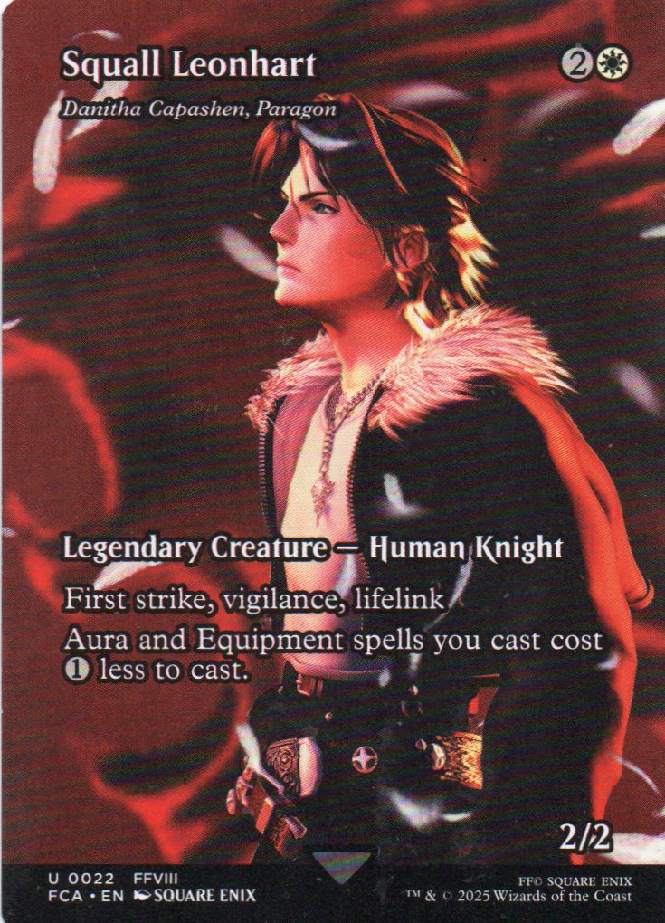 Squall Leonhart Ingles Uncommun Borderless