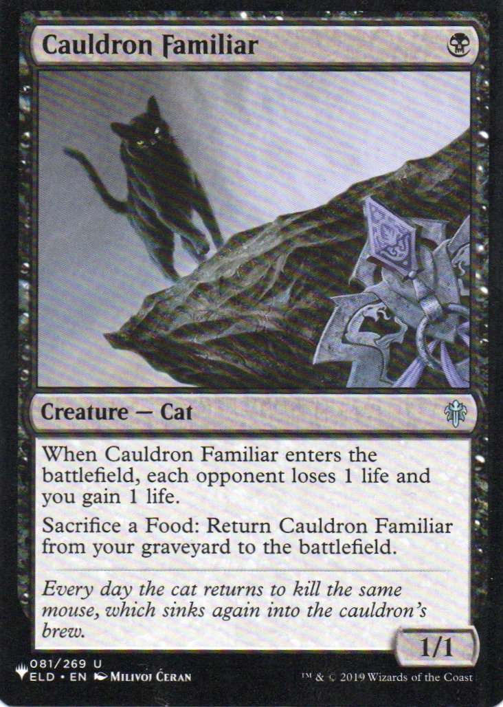 Cauldron Familiar Ingles Uncommun