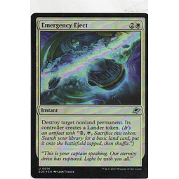 Emergency Eject Ingles Uncommun Foil