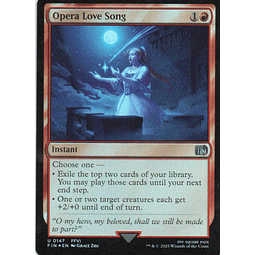 Opera Love Song Ingles Uncommun Foil