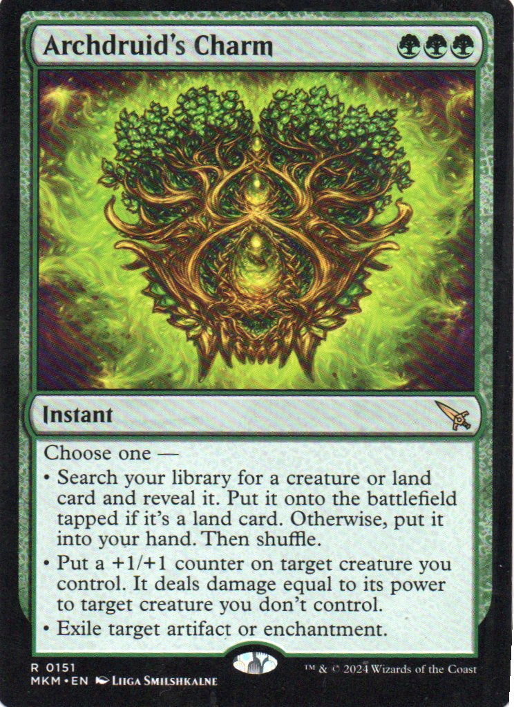 Archdruid´s Charm Ingles Rare