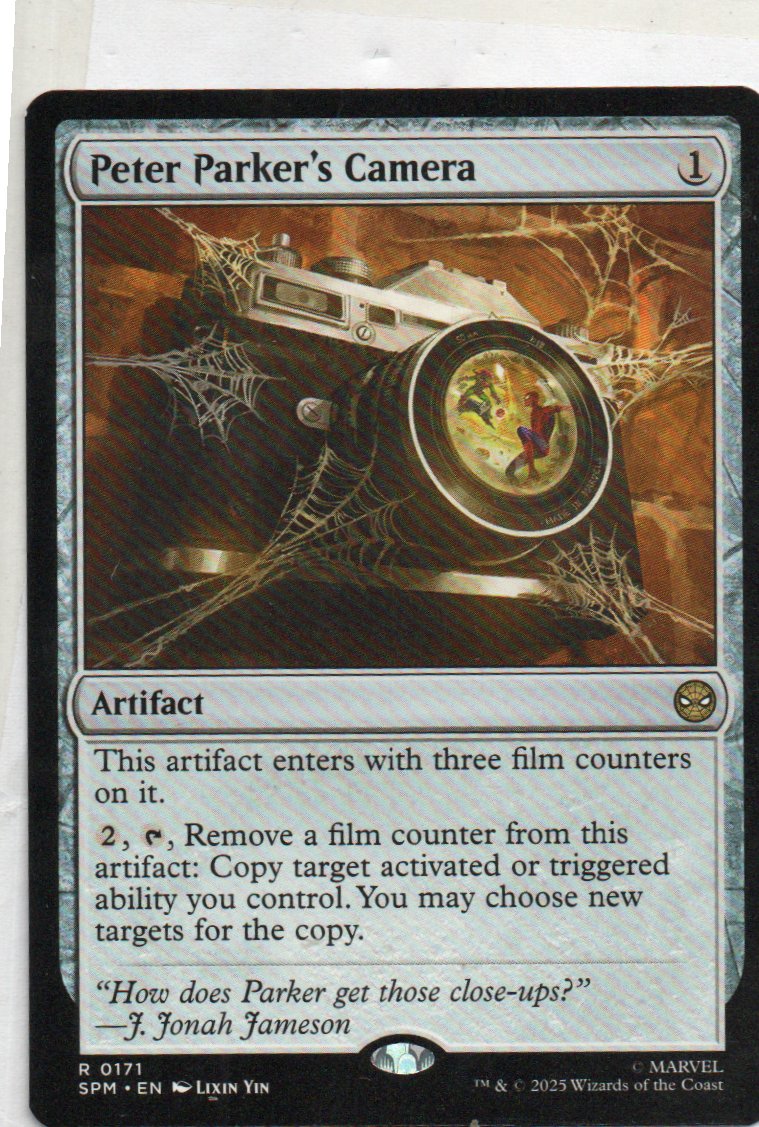 Peter Parker´s Camera Ingles Rare