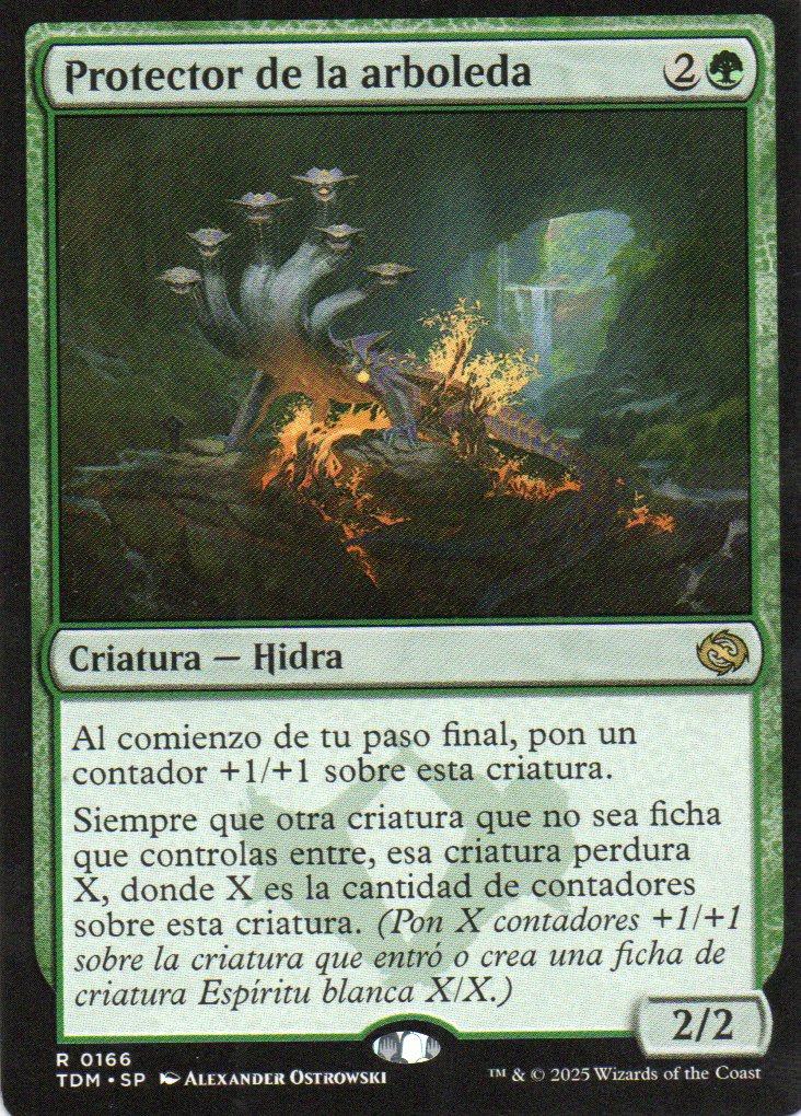 Protector de la Arboleda Español Rare