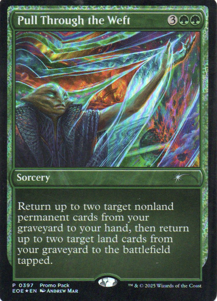 Pull Through the Weft Ingles Promo Foil