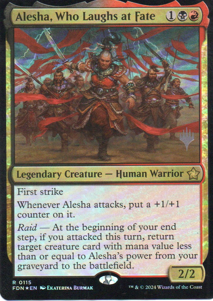 Alesha, Who Laughs at Fate Ingles Rare Foil