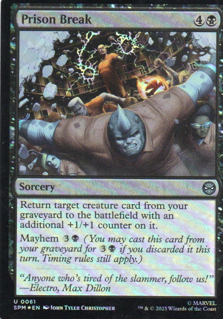 Prison Break Ingles Uncommun Foil