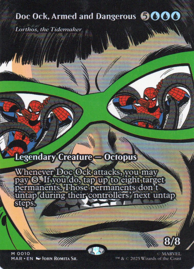 Doc Ock. Armed and Dangerous Ingles Mythic Borderless
